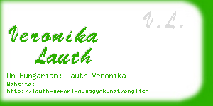 veronika lauth business card
